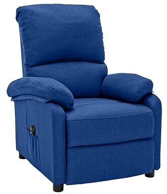 Křeslo SHUMEE relaxační křeslo, samet, tmavě zelené, 341353 ...