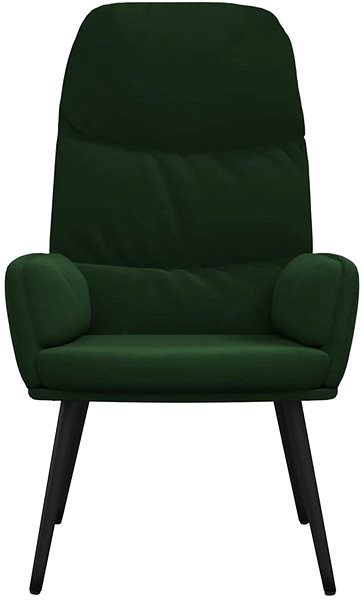 Křeslo SHUMEE relaxační židle se stoličkou, textil, fialová, 327940 ...