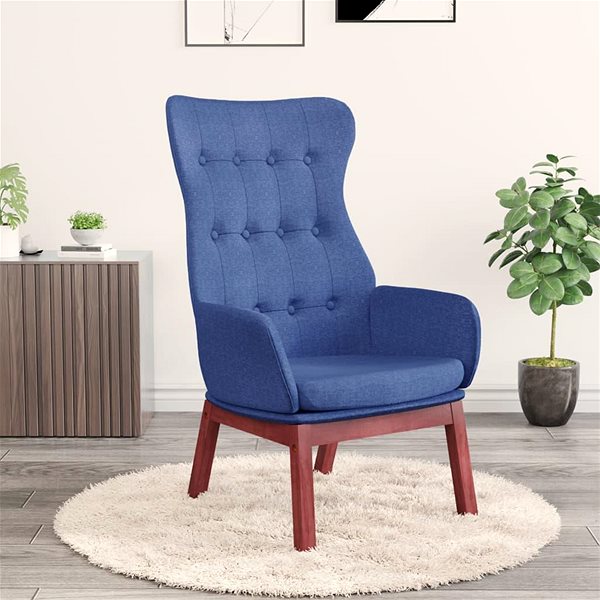 Křeslo SHUMEE zvedací polohovací křeslo, textil, hnědé, 3093335 ...
