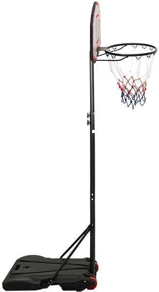 Basketbalový kôš Shumee Basketbalový kôš čierny 216 – 250 cm polyetylén ...