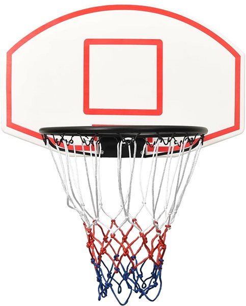 Basketbalový kôš Shumee Basketbalový kôš biely 71 × 45 × 2 cm polyetylén ...