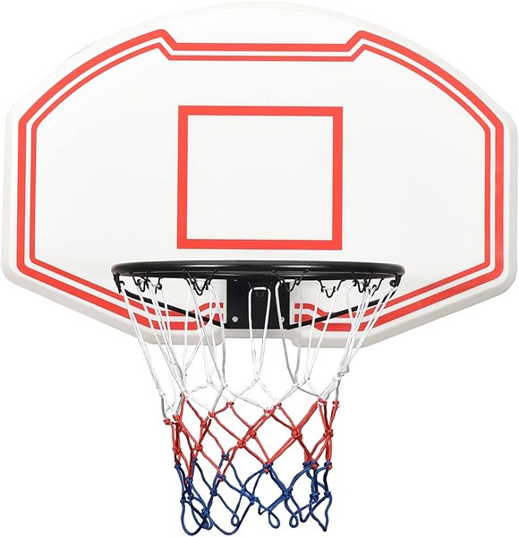 Basketbalový kôš Shumee Basketbalový kôš biely 90 × 60 × 2 cm polyetylén ...