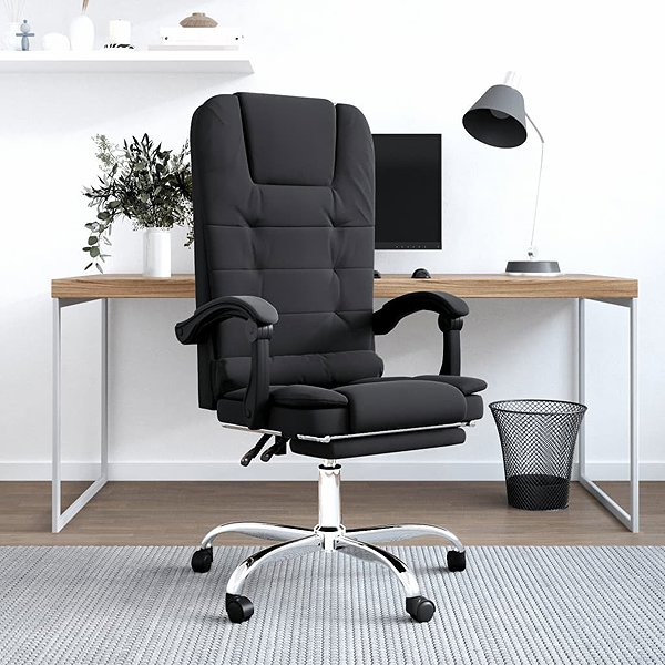 Office Armchair Shumee Massage reclining chair black ...