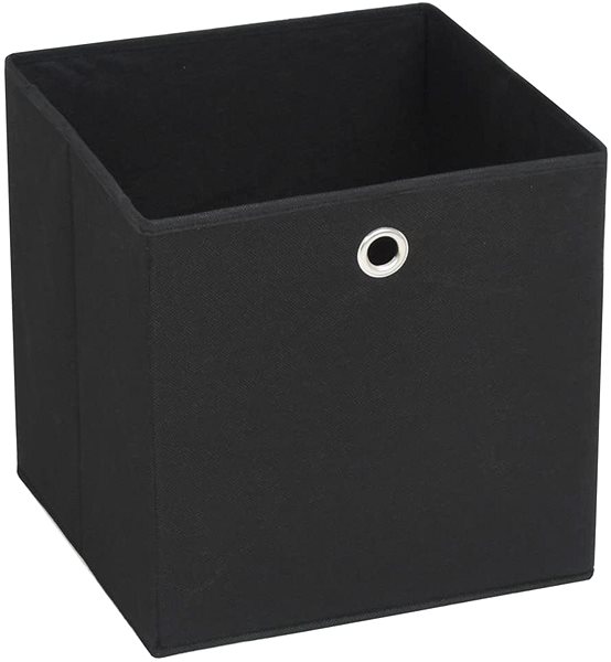 Úložný box Shumee Úložné boxy 4 ks netkaná textília 28 × 28 × 28 cm čierne ...