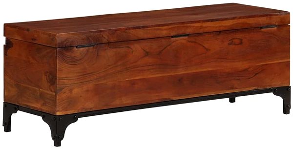 Truhla Shumee Úložná truhla 110 × 35 × 41 cm masivní akáciové dřevo ...