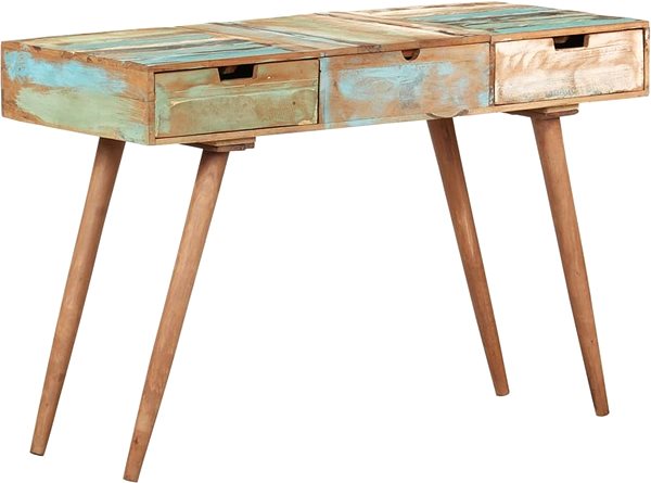 Toaletný stolík Shumee Toaletný stolík so zrkadlom 112 × 45 × 76 cm recyklované drevo ...