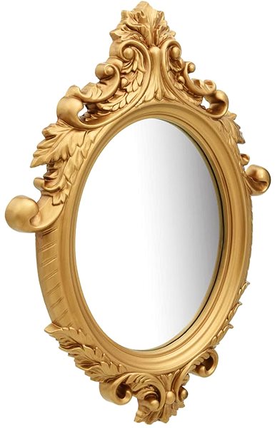 Zrkadlo Shumee Nástenné zámocký štýl 56 × 76 cm zlaté ...