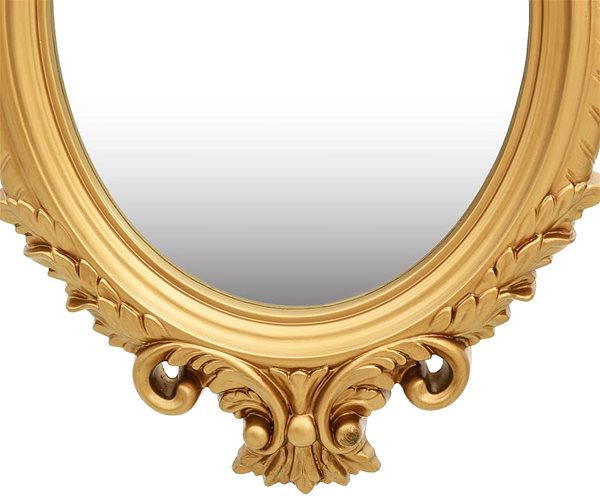 Zrkadlo Shumee Nástenné zámocký štýl 56 × 76 cm zlaté ...