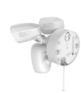 IP Camera Secutek Wireless WiFi security camera with LED spotlights and solar panel SRT-FC1T Back page