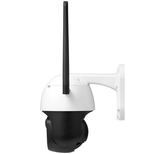 IP Camera Secutek Battery powered solar WiFi IP PTZ camera SBS-QSD05W Lateral view