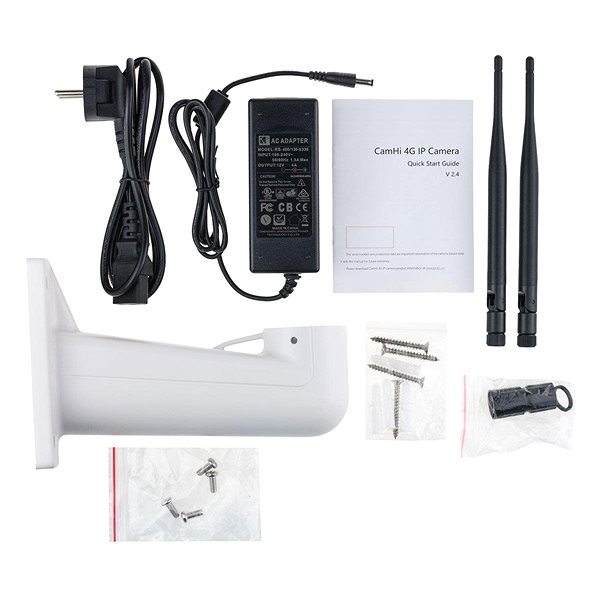 IP Camera Secutek Rotating 4G PTZ IP Camera SBS-NC79G-30X - 5MP, 30x zoom Package content