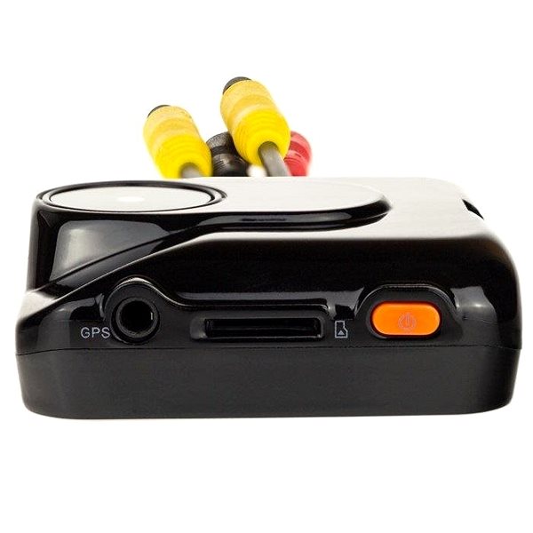 Car camera 2 channel mini camera and recorder for car or motorcycle Secutek C6 Side view