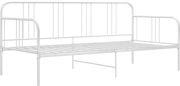 Postel Shumee Rám postele/pohovky - bílý, kovový, 90 × 200 cm ...