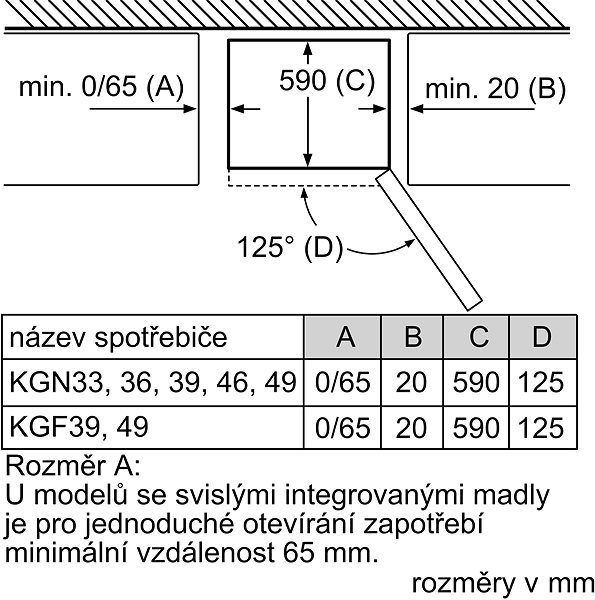 Refrigerator SIEMENS KG39FPXDA Technical draft