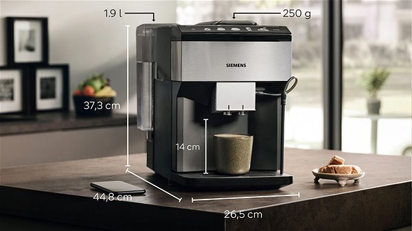 Automata kávéfőző SIEMENS TP516RX3 EQ500 classic ...