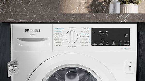 Built-In Washing Machine with Dryer SIEMENS WK14D490EU iQ500 ...