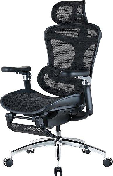 Office Chair SIHOO DORO C300 Mesh Black with Footrest ...