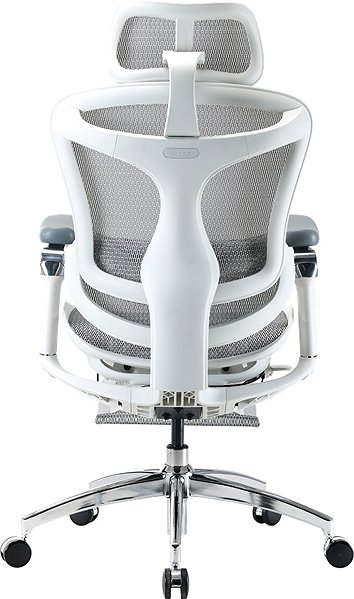 Bürostuhl SIHOO DORO C300 Mesh Weiß mit Fußstütze ...