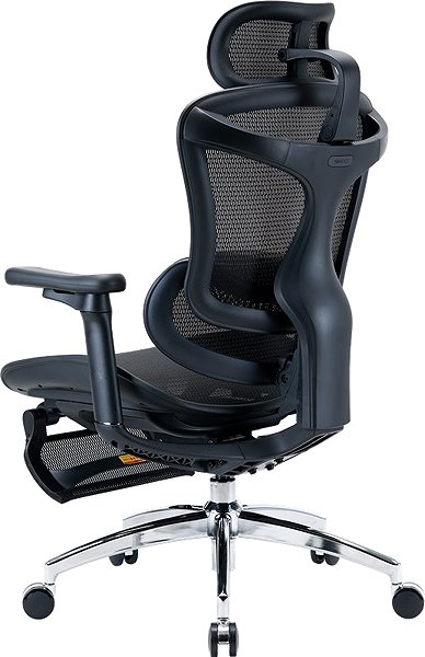 Office Chair SIHOO DORO C300L Black with Footrest ...