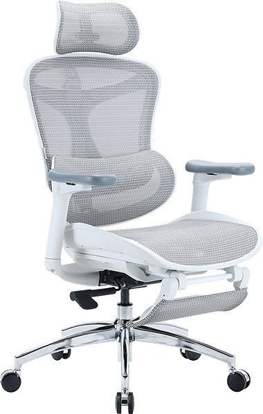Office Chair SIHOO DORO C300L White with Footrest ...