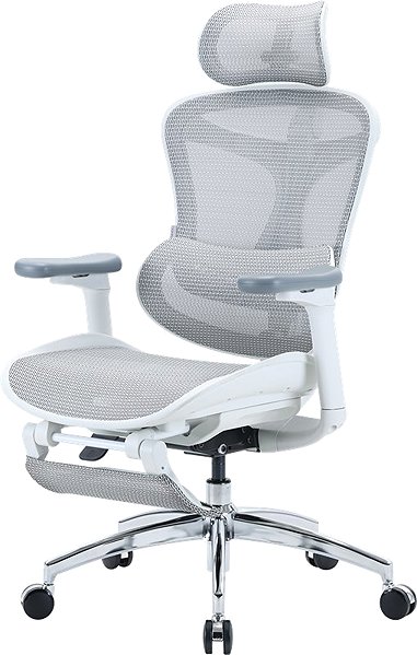 Office Chair SIHOO DORO C300L White with Footrest ...