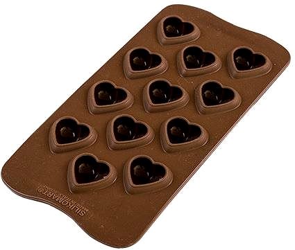 Forma na pečenie Silikomart Silikónová forma na čokoládu Silikomart SCG48 My Love Screen