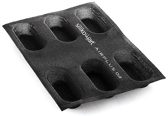Baking Mould Silikomart Silicone Mat for Baking Mini Cakes Silikomart Air Plus 03 Plum Cake Mini | 2 pcs Back page