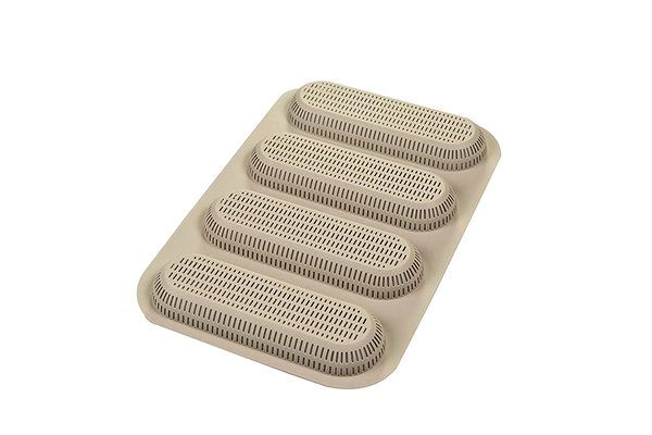 Baking Mould Silikomart Silicone Baking Form for Baguettes Silikomart Mini Baguette Bread Screen