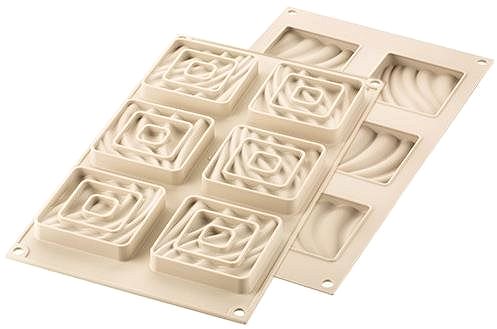 Baking Mould Silikomart Set for Flan Baking Tartets Silikomart Kit Mini Tarte Sand Accessory