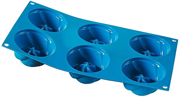 Baking Mould Silikomart Silicone Baking Form for Desserts Silikomart Mini Vertigo, 6 pcs Screen