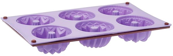 Baking Mould Silikomart Silicone Mould for Muffins, Silikomart Fantasy 6 pcs Screen