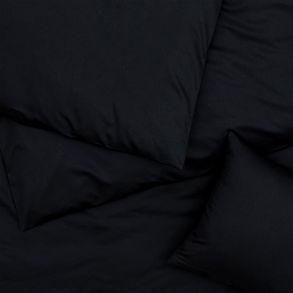 Povlečení SCANquilt povlečení EXCLUSIVE TENCEL PLUS černá 140 × 200/70 × 90 cm ...