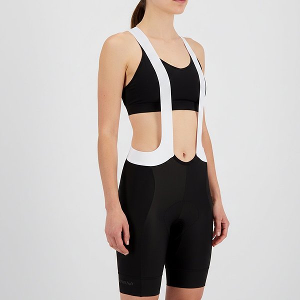 SILVINI Santerno WP2021 black-white bike shorts, XS .