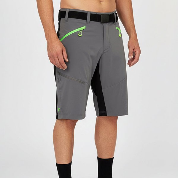SILVINI Rango Pro MP2225 grey-green bike shorts, M .