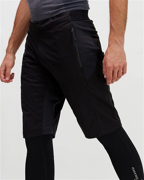 SILVINI Orco MP1707 black-cloud bike shorts, S .