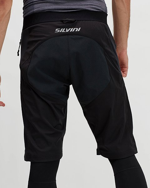 SILVINI Orco MP1707 black-cloud bike shorts, XXL .