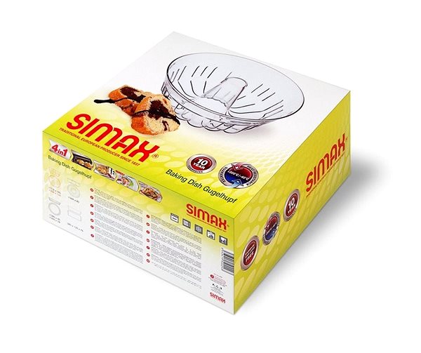 Baking Mould SIMAX Glass Bundt Cake Form 25cm Packaging/box
