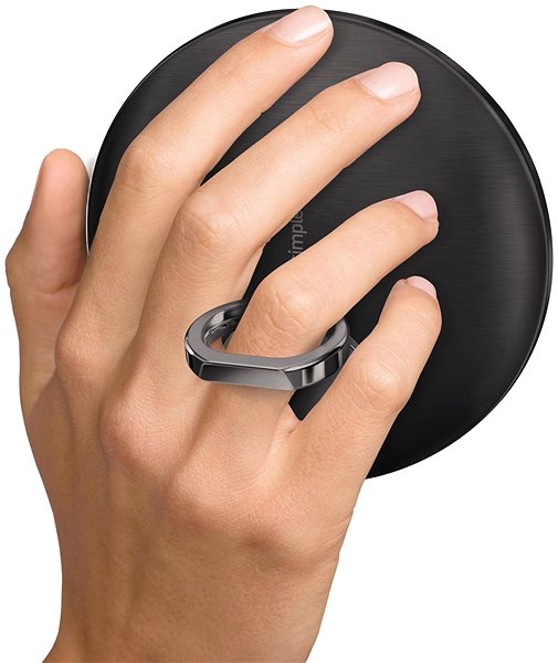 Schminkspiegel Simplehuman Sensor Compact, LED-Licht, 3-fache Vergrößerung, schwarz Lifestyle