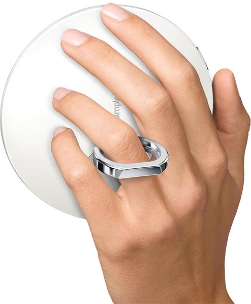 Sminktükör Simplehuman Sensor Compact, LED fény, 3x nagyítás, fehér színű Lifestyle