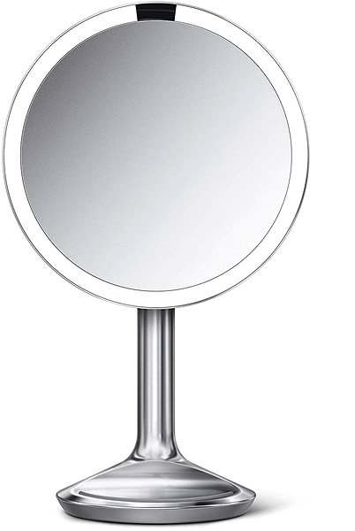 Makeup Mirror Simplehuman Sensor with LED lighting, brushed stainless steel Screen
