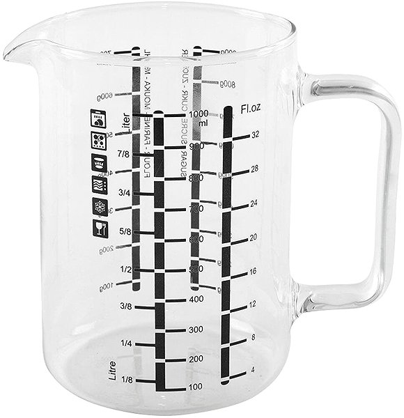 Kitchen measuring spoon SIMAX Glass measuring spoon 1 l CLASSIC .