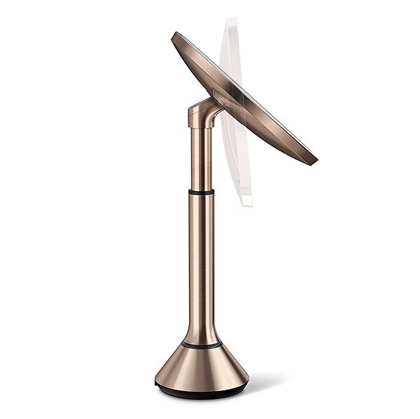 Makeup Mirror Simplehuman Sensor TOUCH with LED lighting, Rose Gold Stainless Steel ST3027 Features/technology