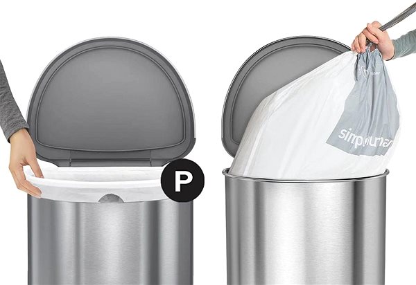 Müllbeutel Simplehuman Einziehbare Beutel, 50-60 l, Typ P, 20 Stück ...