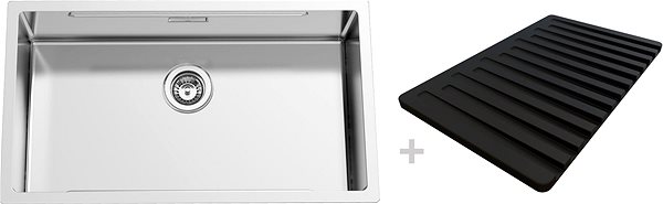 Stainless Steel Sink SINKS BOXSTEP 790 RO 1,0mm + VERSUS ...