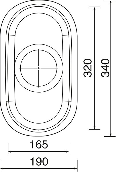 Stainless Steel Sink Sinks UNDERMOUNT 190 V 0,7mm matt ...