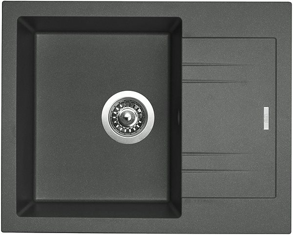 Kitchen Sink and Tap Set SINKS LINEA 600 N, Titanium + MIX 350P Screen