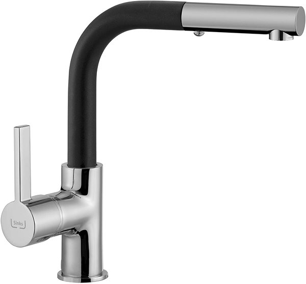 Kitchen Sink and Tap Set SINKS LINEA 780 N Metalblack + SINKS ENIGMA S GR Accessory