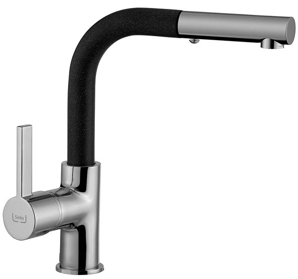 Kitchen Sink and Tap Set SINKS LINEA 600 N Granblack + SINKS ENIGMA S GR Accessory