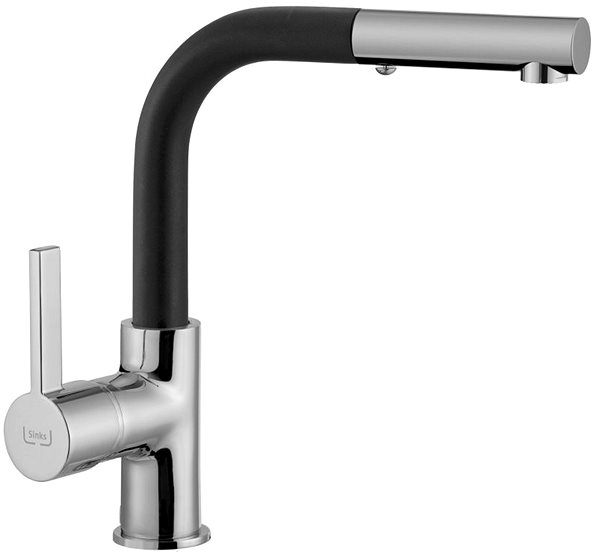 Kitchen Sink and Tap Set SINKS VIVA 455 Metalblack + SINKS ENIGMA S GR Accessory