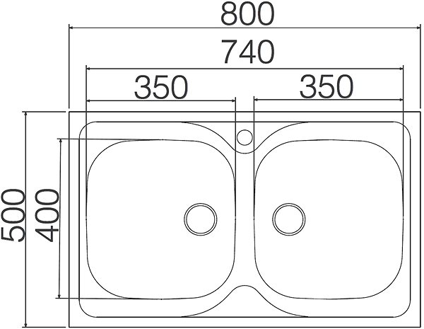 Kitchen Sink and Tap Set Sinks Classic 800 Duo + Pronto ...